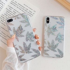 NEW iPhone 13/12/11/Pro/Max/XR Shining Leaf case